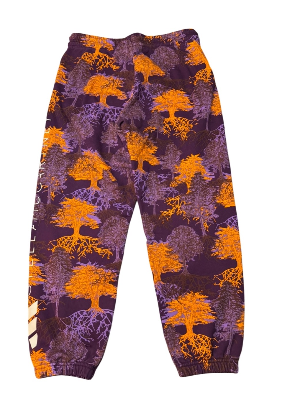 Adidas x Stella McCartney Printed Joggers Psychedelic Tree Purple & Orange Large - Picture 13 of 16
